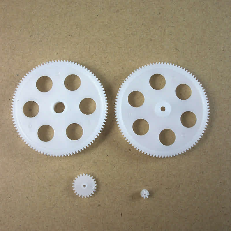 Plastic Gear Kit M: 0.4 Teeth: 7 / 24 / 100